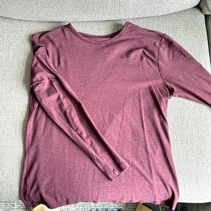 lulu lemon maroon L long sleeve